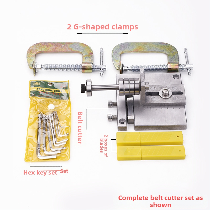 Рязач за кожени ленти, авиационен алуминиев сплав, настолен модел за домашна употреба, серия за рязане на кожени ленти