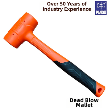 Guminis plaktukas su PVC galva ir plastine rankena pramonės įrangos montavimui ir statybų vietoms — smūgiams atsparus