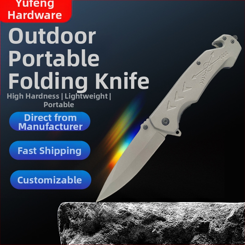 Sklopivi nož, višestruki džepni nož za outdoor i kampiranje, D2 čelik, marka Yufeng