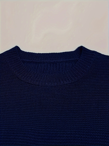 Szabad szabású poliészter felső, egyszínű, vastag anyag, középméret hossz, női, japán-koreai lazító stílus