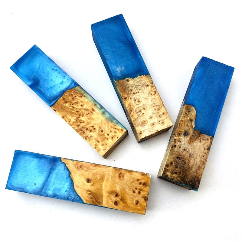 Материал за дръжка на японски стил кухненски нож: смес от смола и дърво, стабилна дървена дръжка