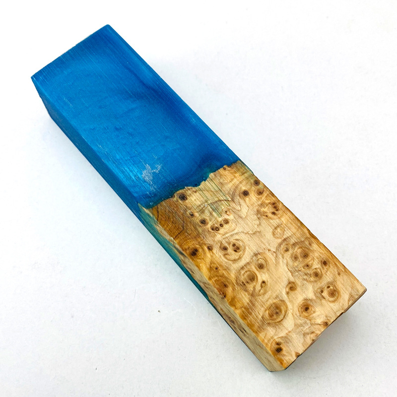 Материал за дръжка на японски стил кухненски нож: смес от смола и дърво, стабилна дървена дръжка