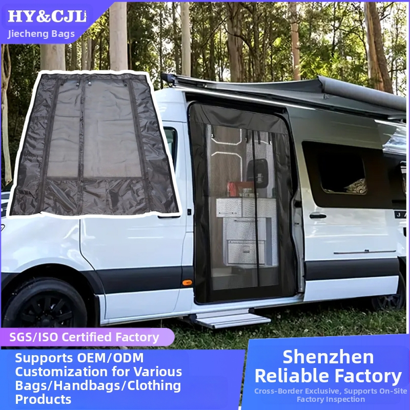 Universali tinklinė užuola nuo uodų langams ir durims, skaidri, kabinama ir nešiojama