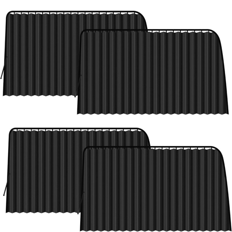 Automobilio lango užuolaida — audinys, ruloninis tipas, stora ir nepermatoma, universali suderinamumas