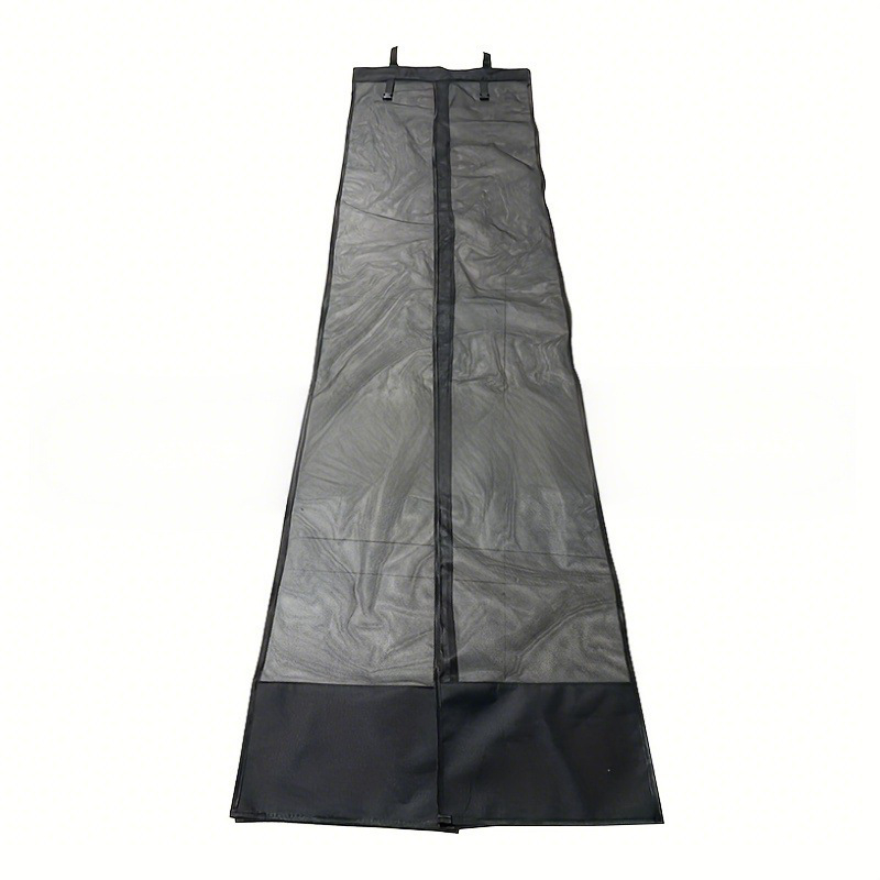 Dehui poliesterio durų užuolaida nuo uodų su magnetiniu užraktu ir užtrauktuku, skirta RV ir lauko kemperiavimui, kvėpuojanti, šiuolaikiškai paprastas stilius