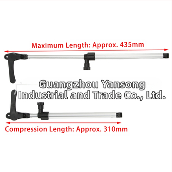 Еластична алуминиева подпора за прозореца на каравана