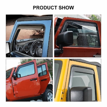 Wrangler JK esővédő, alumíniumötvözetből, 2007-2018 Jeep Wrangler JK számára