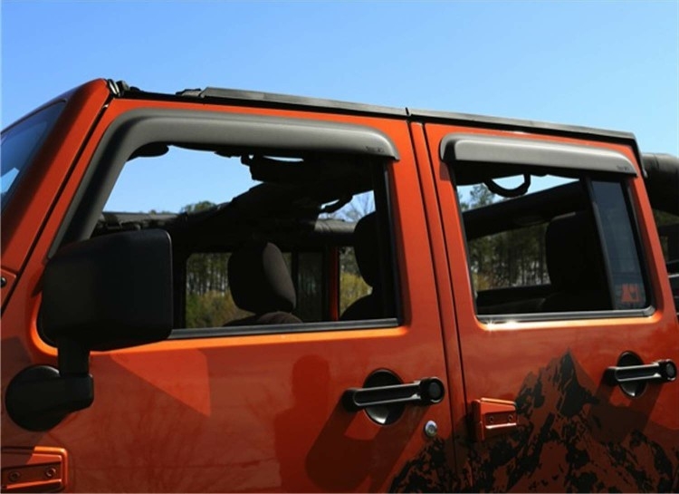 Wrangler JK esővédő, alumíniumötvözetből, 2007-2018 Jeep Wrangler JK számára