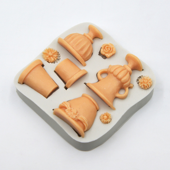 Φόρμα σιλικόνης για κέικ, πολυγωνικού σχήματος, κατάλληλη για το ψήσιμο