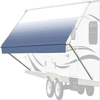 RV sānu izstiepjams awnings ar PVC pārklājuma audumu (Izcelsme: Shandong; Pielāgojams; Saderīgs ar RV modeļiem; Saulei un lietus aizsardzība)