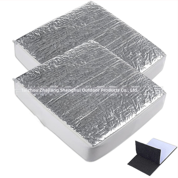 Husă de umbire pentru luminator RV - folie de aluminiu; montaj Card-in; greutate 200 g; potrivit pentru acoperiș; imprimare logo disponibil