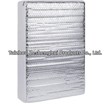 Husă de umbire pentru luminator RV - folie de aluminiu; montaj Card-in; greutate 200 g; potrivit pentru acoperiș; imprimare logo disponibil