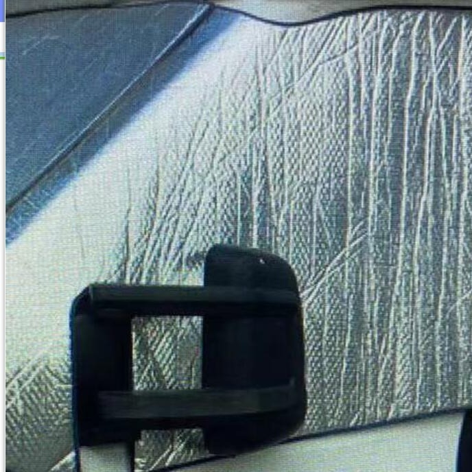 RV покривка за предното стъкло - двойно слоево слънцезащитно покритие, PVC пяна с алуминиево фолио и иглопробивана памук, вградена инсталация