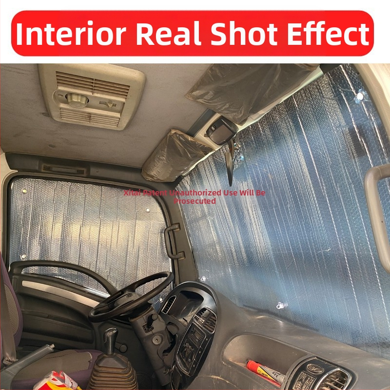 Автомобилна слънцезащитна завеса за покрива, алуминиево фолио, монтаж с вакуумни чашки, стил Original Wind