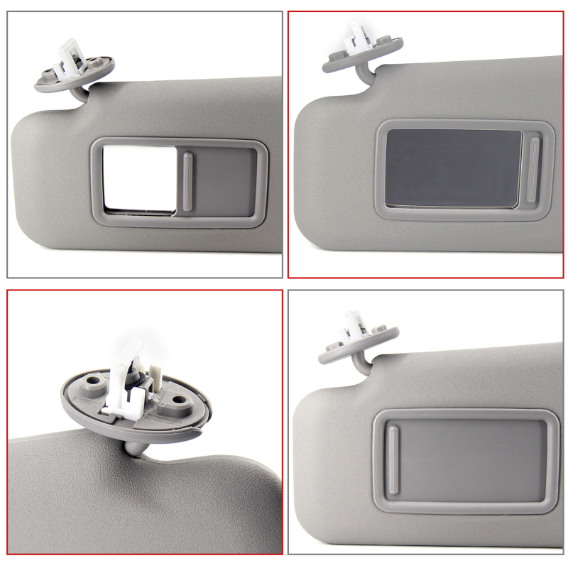 Toyota Highlander autós napellenző – bal oldali, Parphamens, alkatrész-számok 74310-48530-B0 és 74320-48500-B0