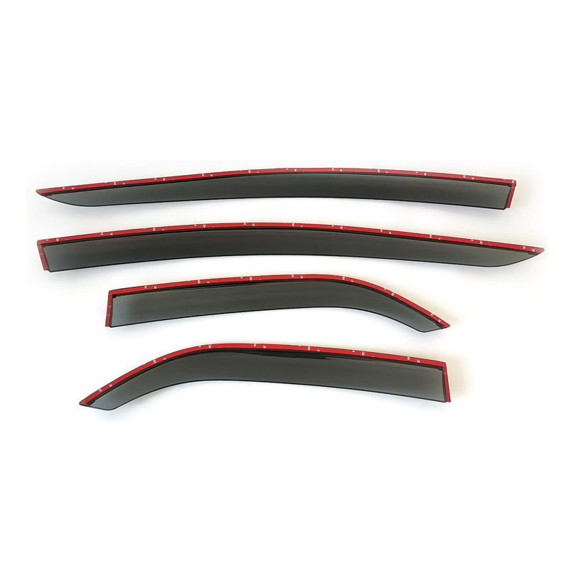 Langų lietaus apsauga Toyota Yaris Hatchback XP210 (2020–2025) – akrilas su elektroplėtinio juosta, lipnus montavimas, 4 vnt