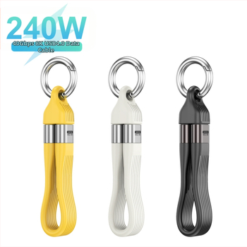 USB-C кабел PD 240W, 40Gbps пренос на данни, 8K видео поддръжка