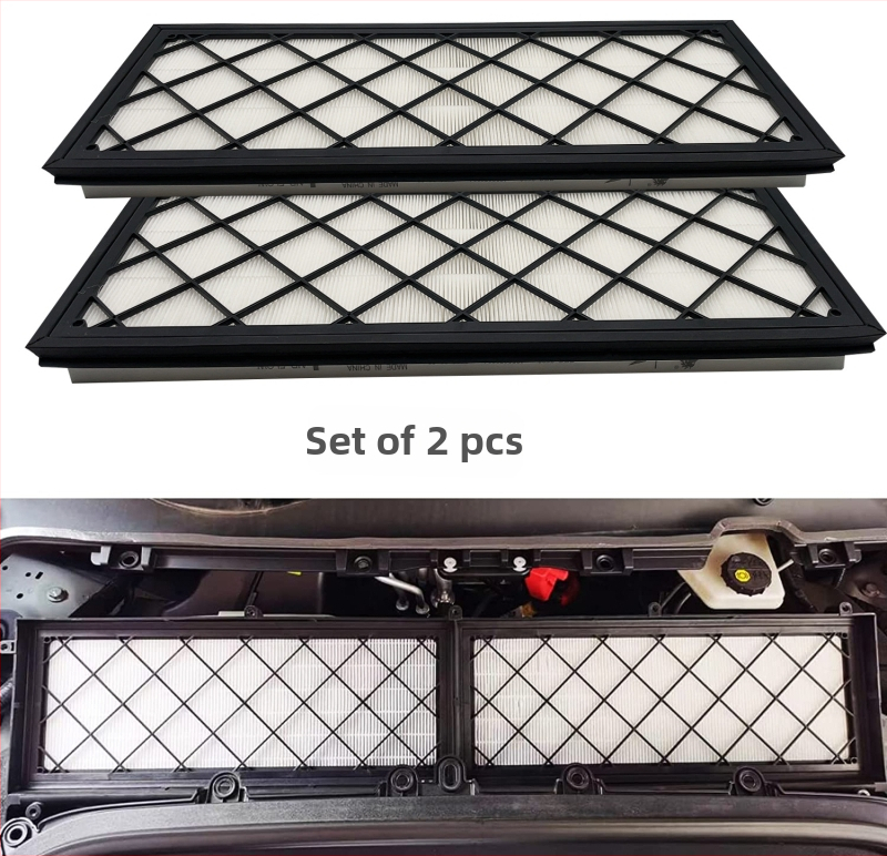 Berank Externý HEPA filter vzduchu z uhlíkovej tkaniny pre Tesla Model Y (2020–2023) Hornej a dolnej vstupnej mriežky