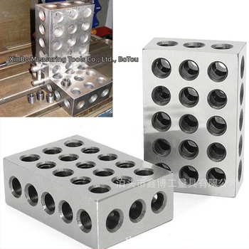 23-дупков паралелен блок с допуск 0.0001 за фрезови машини, плосък контурен блок