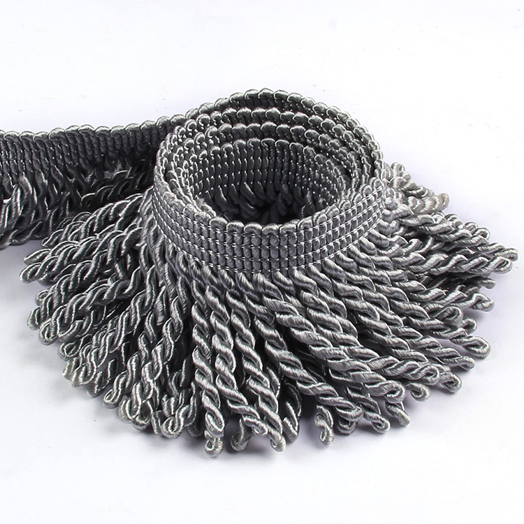 Poliesterio siūlų kutai tekstilinei dekoracijai namuose, individualiai dažyta, prekinis ženklas Qx, prekės kodas Bylse67