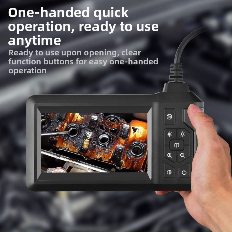 Индустриален тръбопроводен ендоскоп Jiuxi HD810 – 8 мм сонда, 70° зрително поле, IP68 водоустойчив, за тръбопроводни приложения