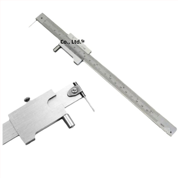Стоманен калипер за чертане с верниерова скала, метрични и дюймови измервания, модели 200/300/400/500