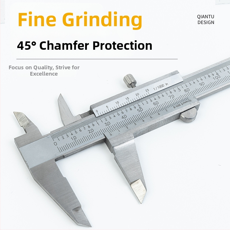 Nerezové oceľové Vernierové posuvné meradlo, vysoká presnosť, priemyselná trieda, pre domáce použitie
