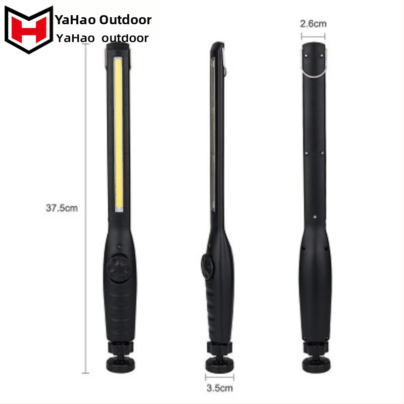 Prenosné pracovné svetlo s otočením o 360°, skladací dizajn, USB nabíjanie, COB LED.