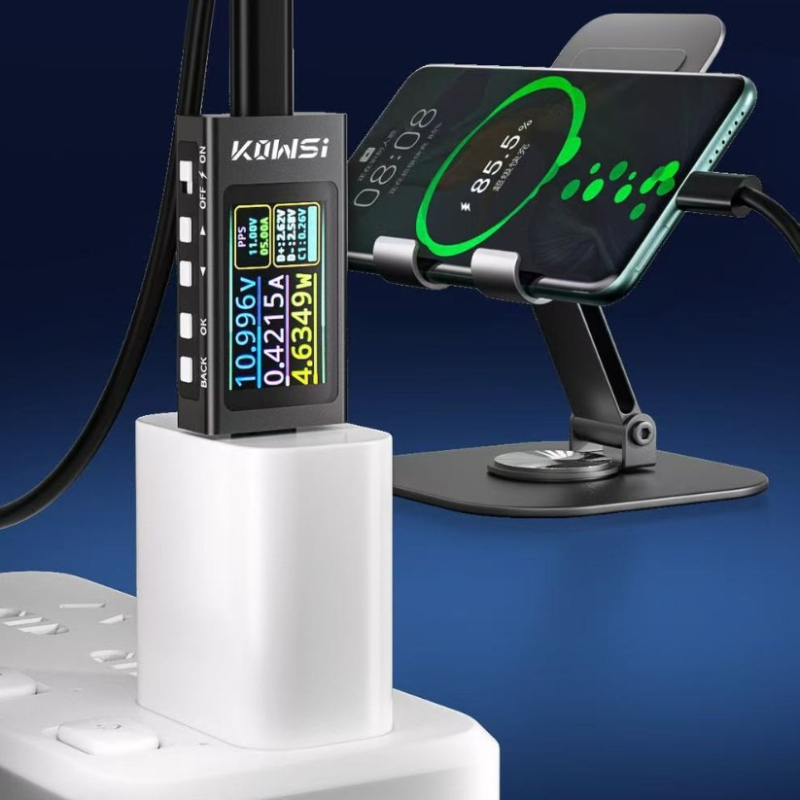 Type-C tester X1, aluminijsko kućište, mjerenje napona, struje i snage