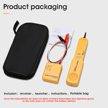 RJ11 тестер за телефонни линии и тестер за късо съединение в мрежа, с аллигаторни клипчета, модел 0402