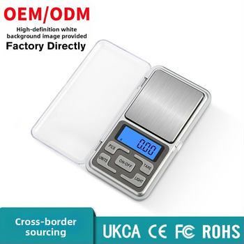 DH-668 otthoni használatra szánt elektronikus mérleg, kompakt hordozható mérleg, elektronikus mérés, 2×AAA energiaellátás, többfunkciós, mérési tartomány 500 g