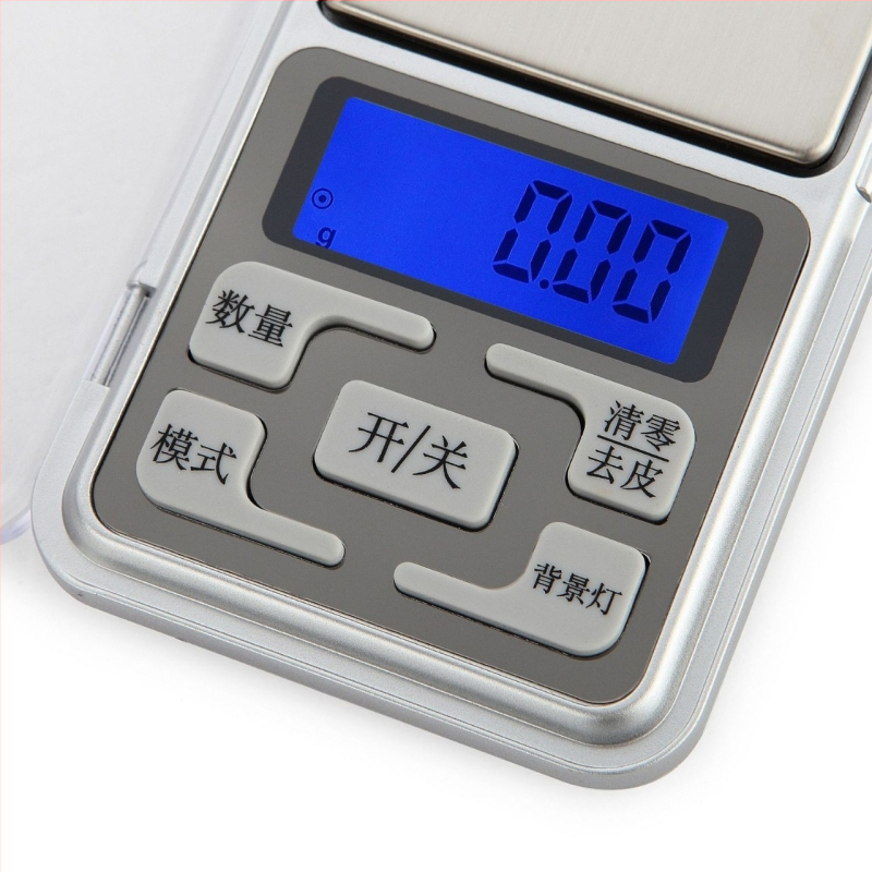 DH-668 elektrooniline kaal kodukasutuseks, kompaktne kaasaskantav kaal, elektrooniline mõõtmine, toiteallikas 2×AAA, mitmekülgne, mõõtmisvahemik kuni 500 g