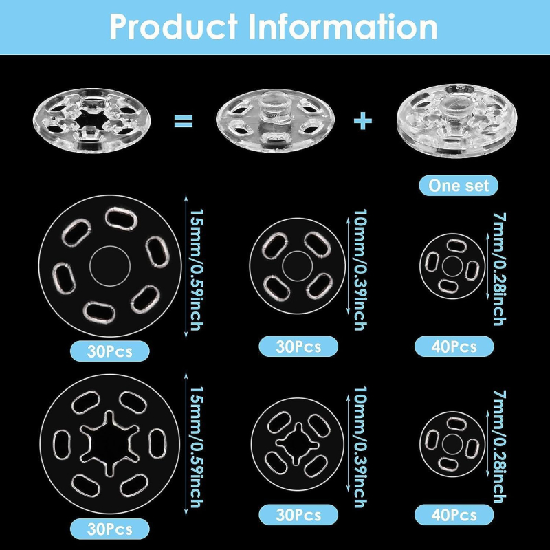 Πλαστική κρυφή πόρπη κουμπώματος, για ενήλικες, κυκλοφορία άνοιξη 2025