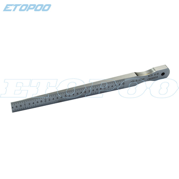 HUOTO Верниер фийлър гейдж, наклонен модел, обхват 1–15 мм, тегло 0,4 г, тип калибър