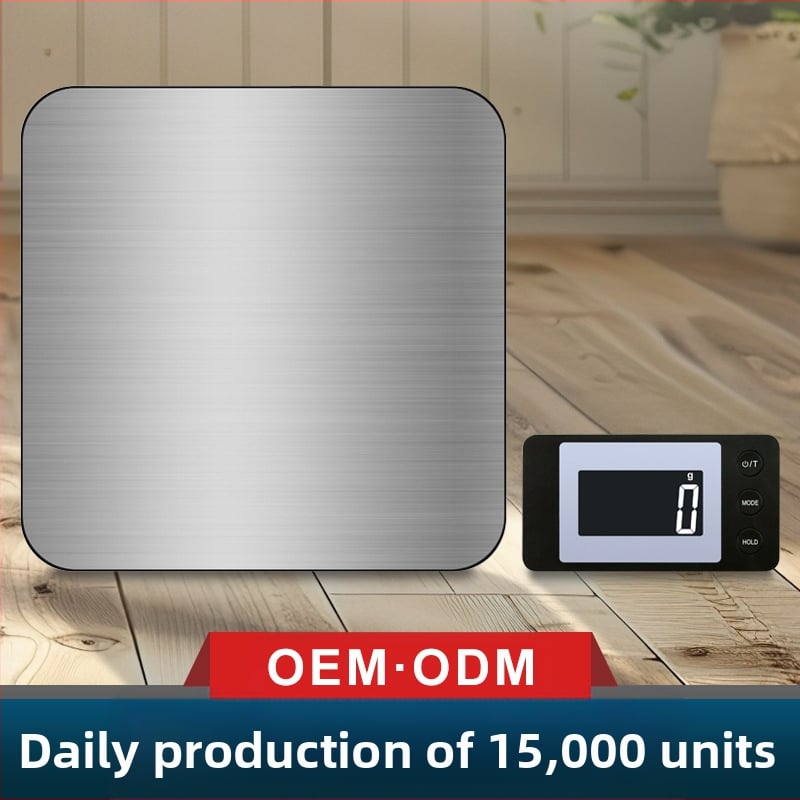 G03 modell, 50 kg kapacitású elektronikus csomagsúly platform, elektronikus mérés, tápegység 3A, magáncímkézés támogatott