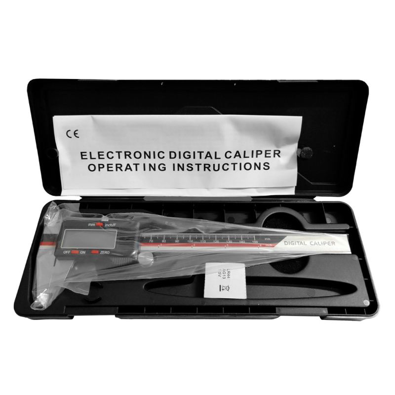 Ψηφιακό μετρητικό εργαλείο από ανοξείδωτο ατσάλι, εύρος 0-150 mm, ακριβής μέτρηση