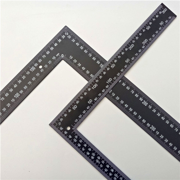 Ορθογώνιος χάρακας, Ανοξείδωτο ατσάλι, 400×600 mm, Διαβάθμιση 0,1, Ακρίβεια μέτρησης 0,1, Μοντέλο 001