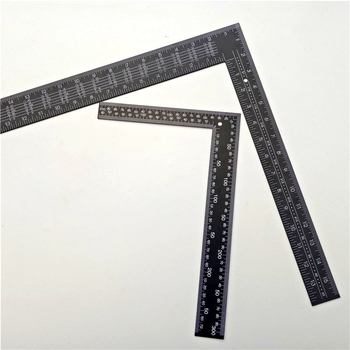 Ορθογώνιος χάρακας, Ανοξείδωτο ατσάλι, 400×600 mm, Διαβάθμιση 0,1, Ακρίβεια μέτρησης 0,1, Μοντέλο 001