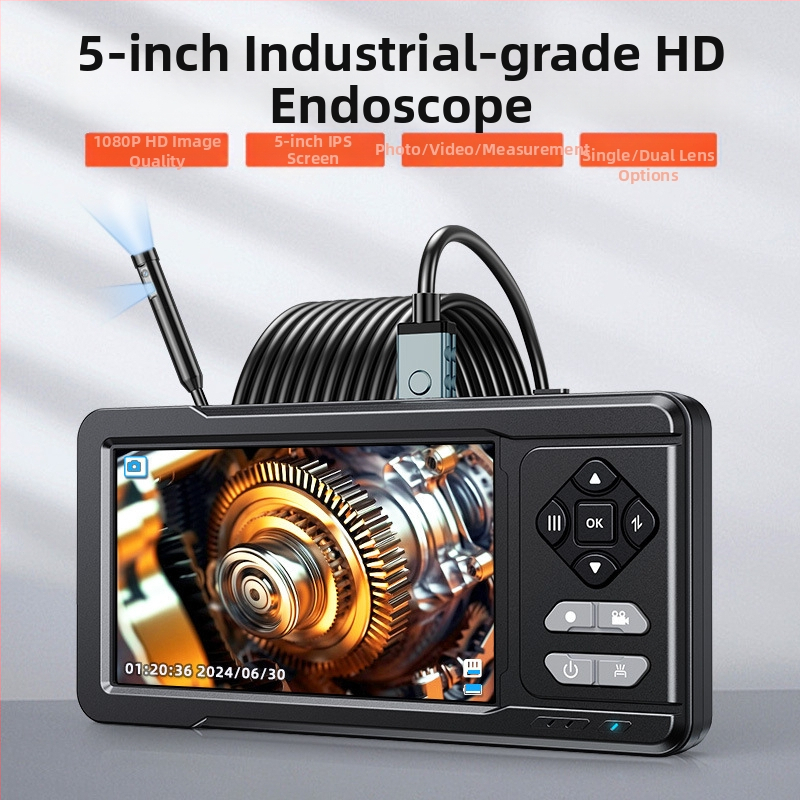 ES03 Automobilių endoskopinė kamera, 8 mm zondo skersmuo, 70° plačios apžvalgos kampas, 50 cm darbinis ilgis, 1080P, IP67 atsparumas vandeniui