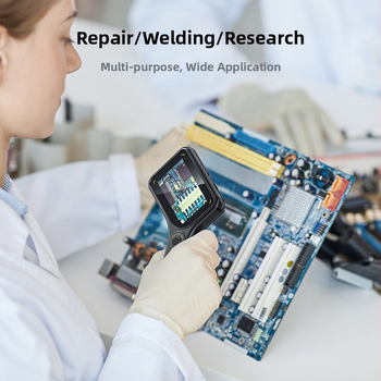 Rankinis skaitmeninis mikroskopas su HD didinimu elektronikos remontui