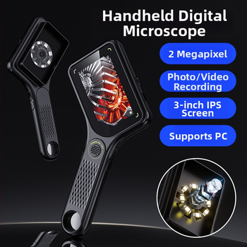 Rankinis skaitmeninis mikroskopas su HD didinimu elektronikos remontui