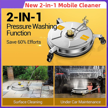 Yingxin Xinli Aukšto slėgio nerūdijančio plieno šasijai ir grindų valymo įrankis, 2-in-1 reguliuojamas valiklis