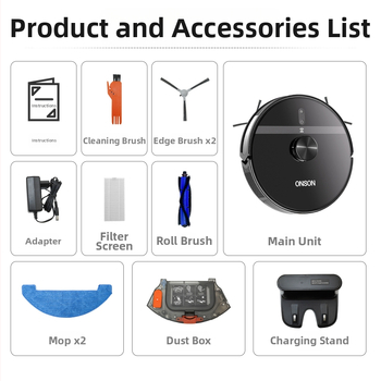 Príslušenstvo k robotickému vysávaču G20 na domáce použitie — Model: G20, Kategória: príslušenstvo, Značka: Neutral