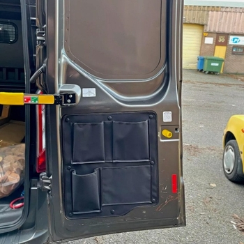 Organizator de depozitare pentru Ford Transit Custom Barn Door – Scule, Camper, Organizator de vehicul rezistent la praf