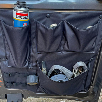 Organizator de depozitare pentru Ford Transit Custom Barn Door – Scule, Camper, Organizator de vehicul rezistent la praf