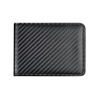 Θήκη άδειας οδήγησης με μοτίβο ανθρακονημάτων, υπερλεπτή, διπλής λειτουργίας θήκη καρτών, μοντέλο 1962-8