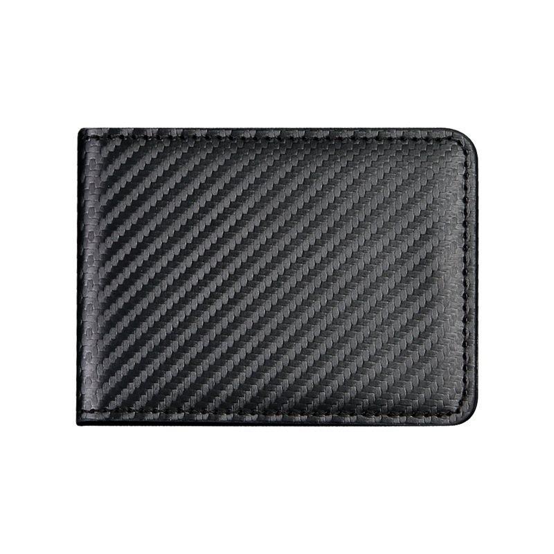 Szénszálas mintás jogosítványtartó, ultrakönnyű, kétfunkciós kártyatartó, modell 1962-8