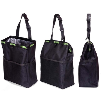 Κρεμαστή τσάντα απορριμμάτων αυτοκινήτου, πτυσσόμενη και φορητή, σύνθετο υλικό (Starry Sky)