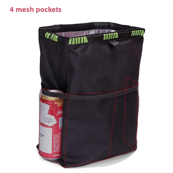 Κρεμαστή τσάντα απορριμμάτων αυτοκινήτου, πτυσσόμενη και φορητή, σύνθετο υλικό (Starry Sky)