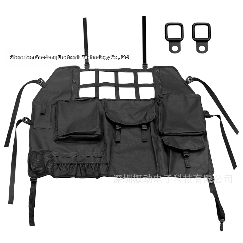 Mrežka na skladovanie za zadné sedadlo pre Jeep Wrangler JK/JL (2007–2021) – 4 dvere, prispôsobiteľné